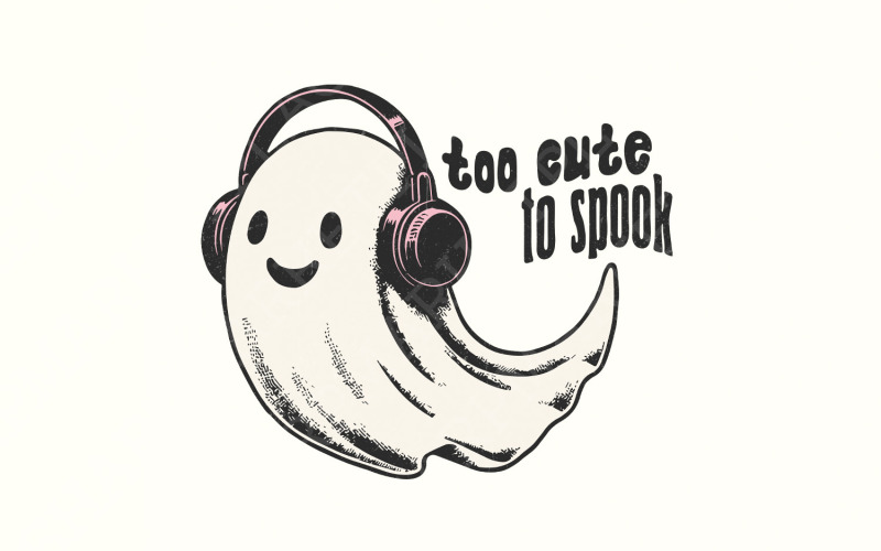 Too Cute to Spook PNG, Cute Ghosts png, Halloween Ghost Png, Halloween PNG, Cute Ghost Png, Spooky