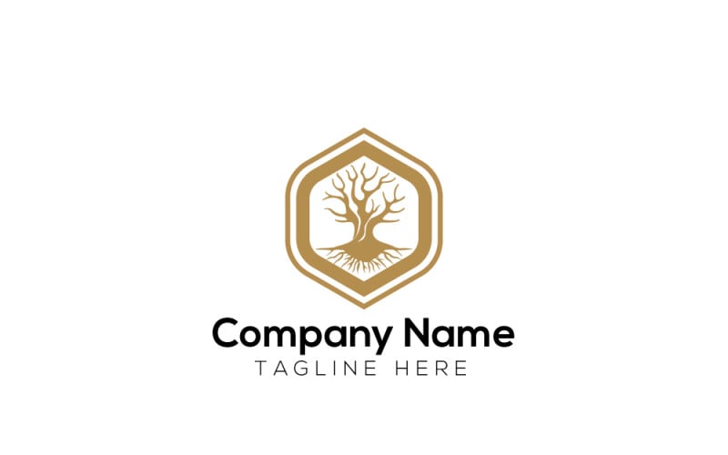 Boom Logo Ontwerp Sjabloon 6