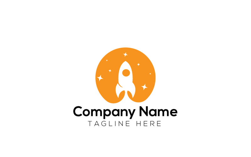 Raket Logo Ontwerp Sjabloon 2