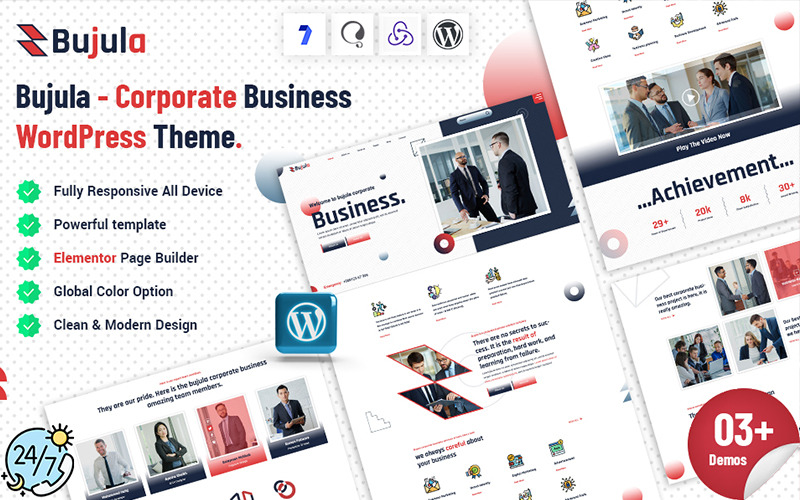 Bujula - Motyw WordPress dla firm korporacyjnych