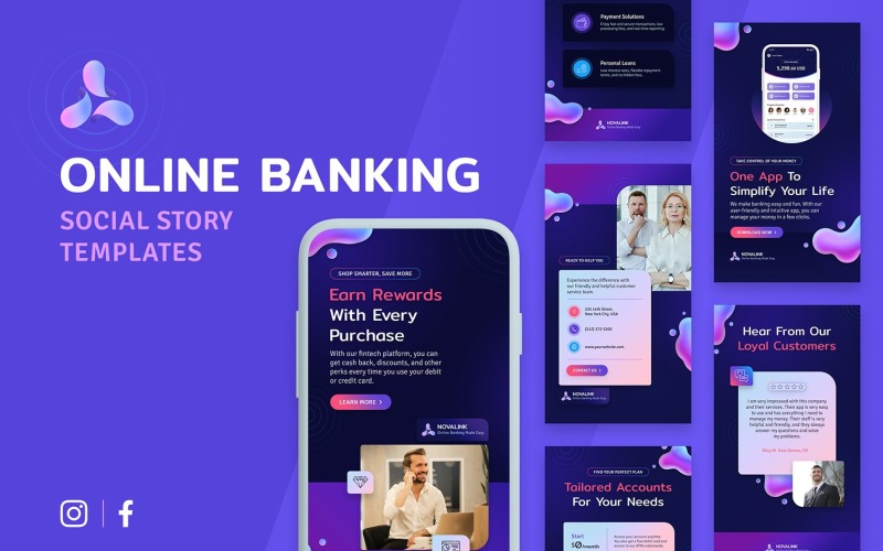 Mallar för bank- och finansberättelser