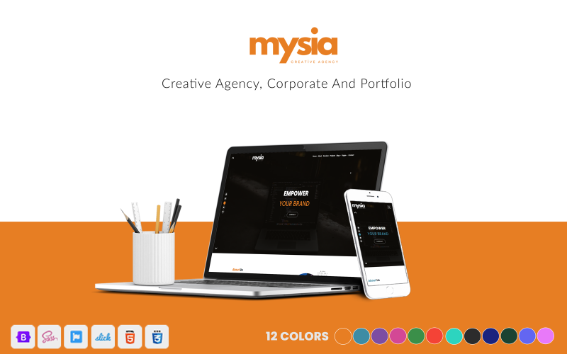 Mysia - Creative Agency HTML Template [Ver 1.2]