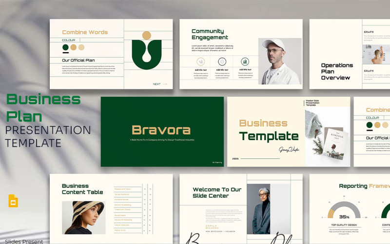 Plantilla de plan de Google Bravora