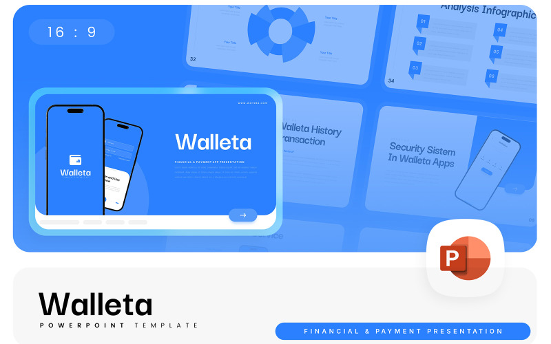 Walleta – Финансовый и платежный шаблон PowerPoint