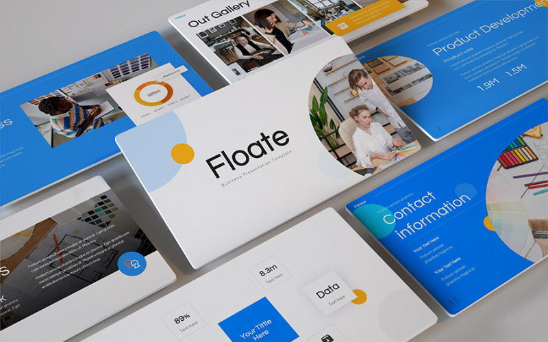 Floate - Modello di Google Slides aziendale