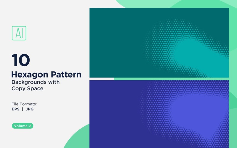 Dynamic Hexagon Pattern Background for Creative Projects 02