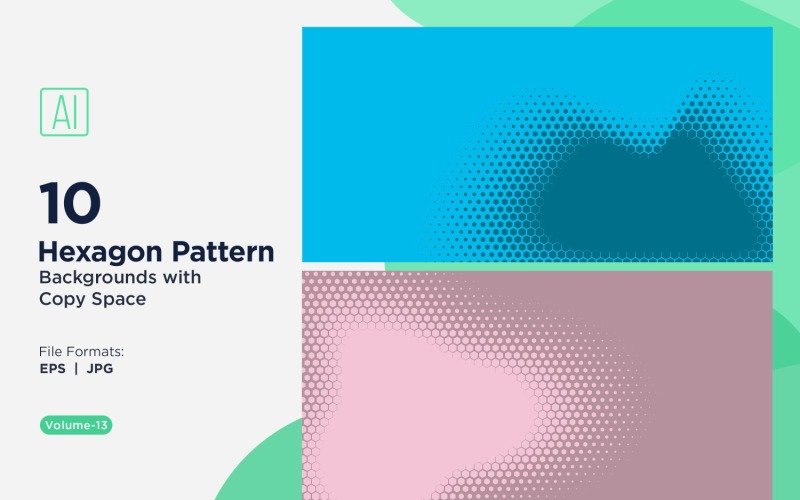 Dynamic Hexagon Pattern Background for Creative Projects 13