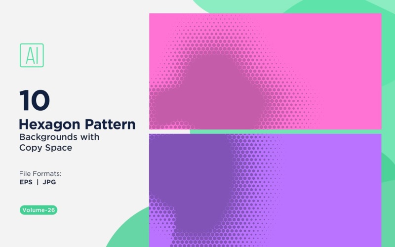 Dynamic Hexagon Pattern Background for Creative Projects 26