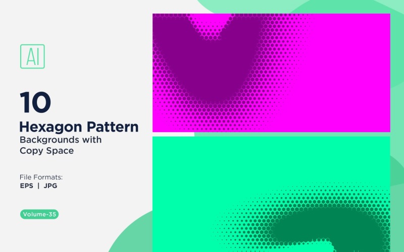 Dynamic Hexagon Pattern Background for Creative Projects 35