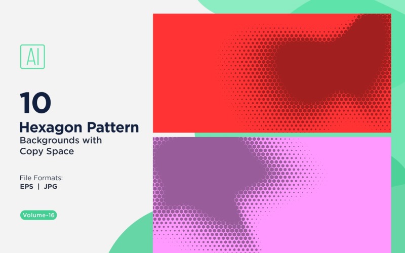 Dynamic Hexagon Pattern Background for Creative Projects 16