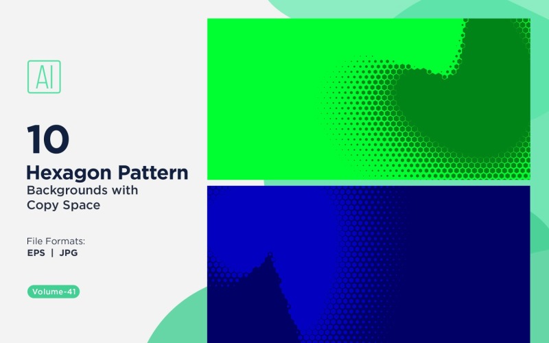 Dynamic Hexagon Pattern Background for Creative Projects 41