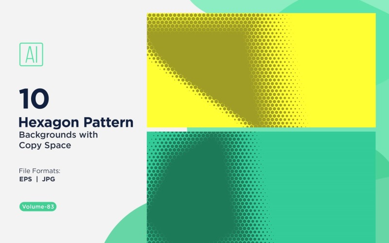 Dynamic Hexagon Pattern Background for Creative Projects 83