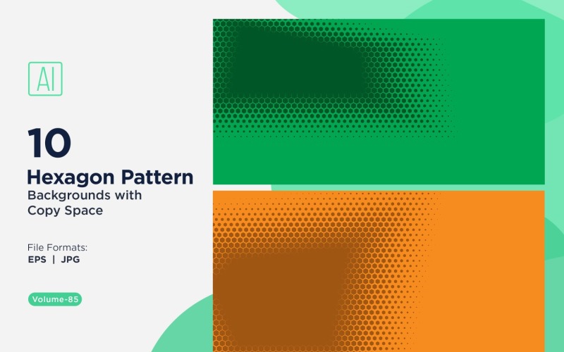 Dynamic Hexagon Pattern Background for Creative Projects 85