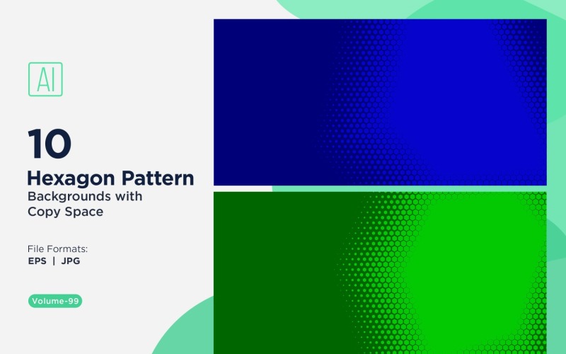 Dynamic Hexagon Pattern Background for Creative Projects 99