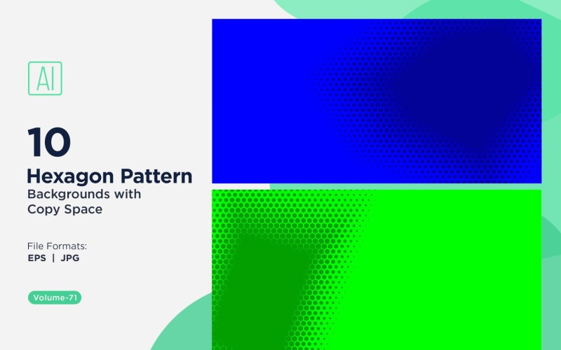 Fondo con patrón hexagonal dinámico para proyectos creativos 71