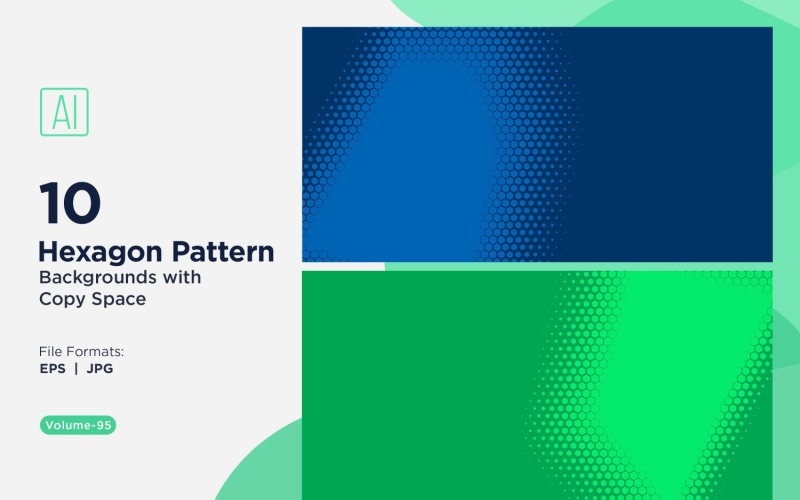 Fondo con patrón hexagonal dinámico para proyectos creativos 95