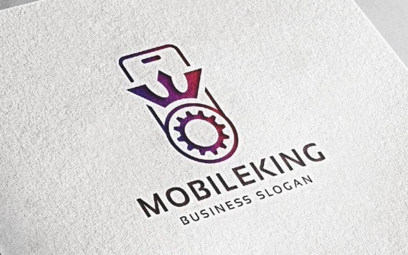 Mobile King Service-logotypmall