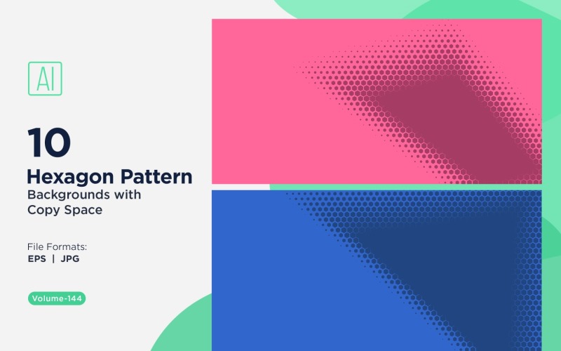 Динамічний шестикутний візерунок фон для творчих проектів 144