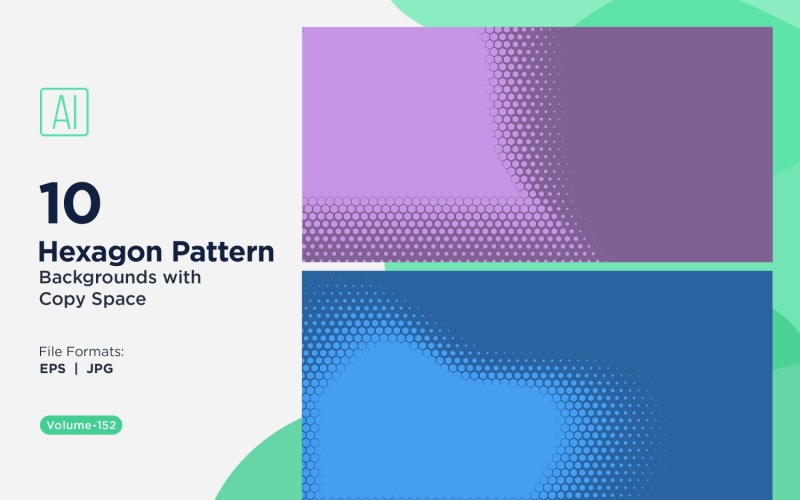 Dynamic Hexagon Pattern Background for Creative Projects 152
