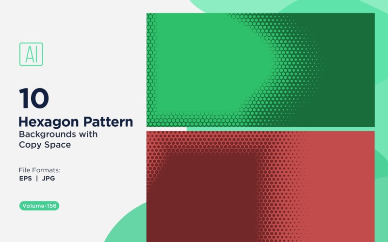 Dynamic Hexagon Pattern Background for Creative Projects 156