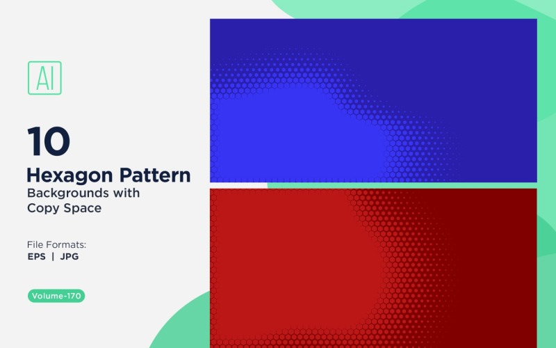 Dynamic Hexagon Pattern Background for Creative Projects 170