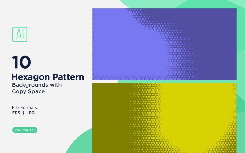 Dynamic Hexagon Pattern Background for Creative Projects 175