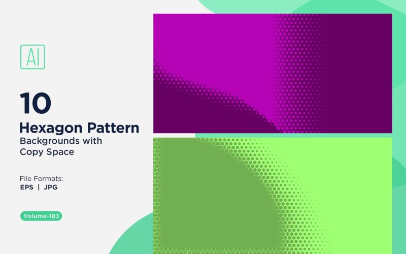 Dynamic Hexagon Pattern Background for Creative Projects 183