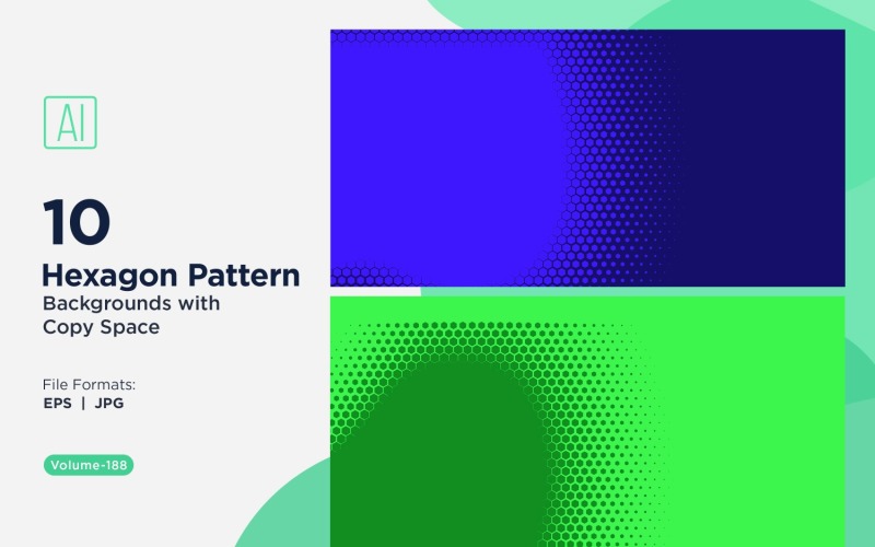 Fondo con patrón hexagonal dinámico para proyectos creativos 188