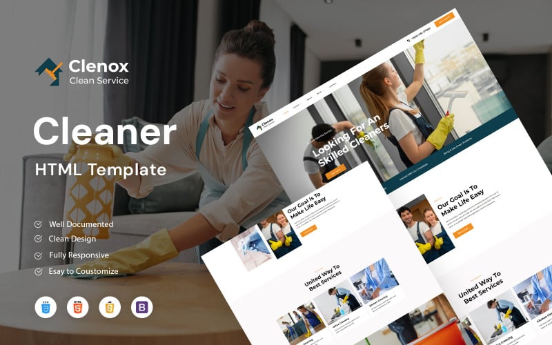 Cleanox – 清洁和维护服务 HTML 模板