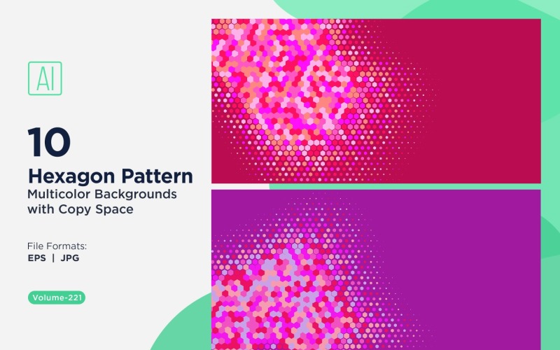 Çok Renkli ve Boyutlu Canlı Bal Arısı Desenli Arka Plan 221