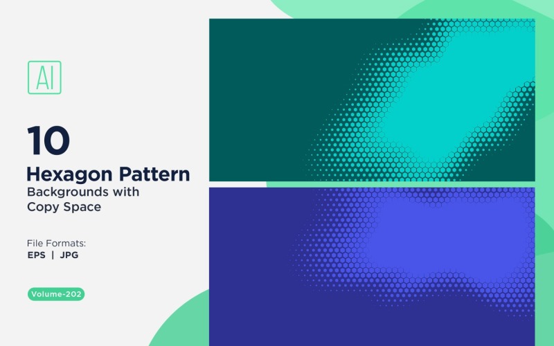 Dynamic Hexagon Pattern Background for Creative Projects 202