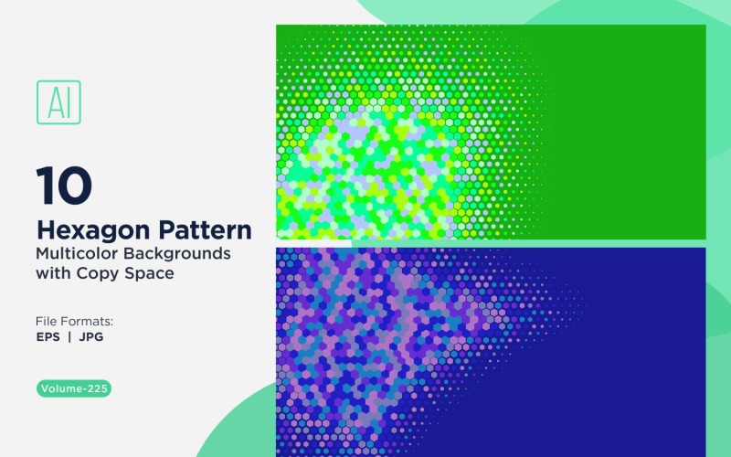 Lebendiger Honigbienen-Musterhintergrund in mehreren Farben und Größen 225