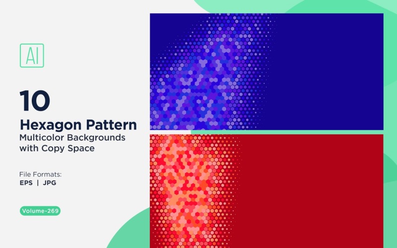 Яркий фон с рисунком медоносной пчелы в разных цветах и размерах 269