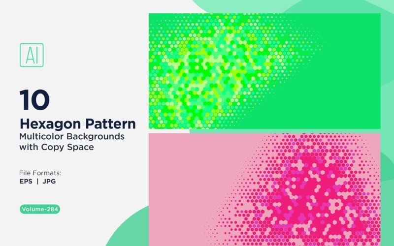 Яркий фон с рисунком медоносной пчелы в разных цветах и размерах 284
