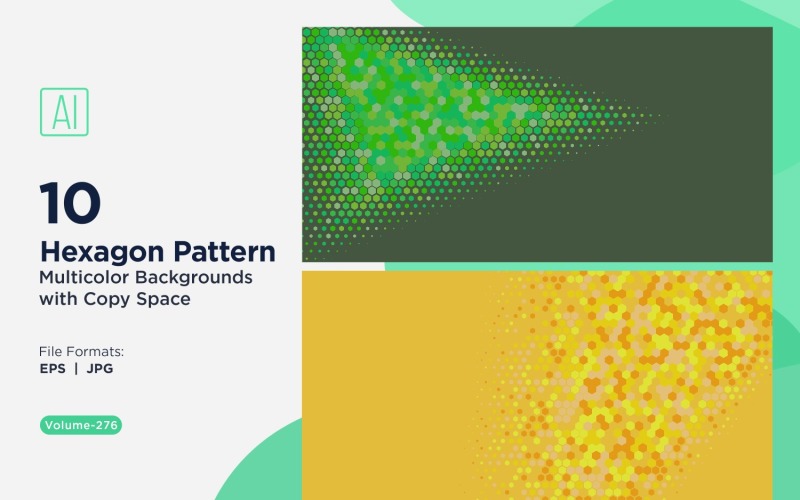 Яскравий візерунок медоносної бджоли в різних кольорах і розмірах 276