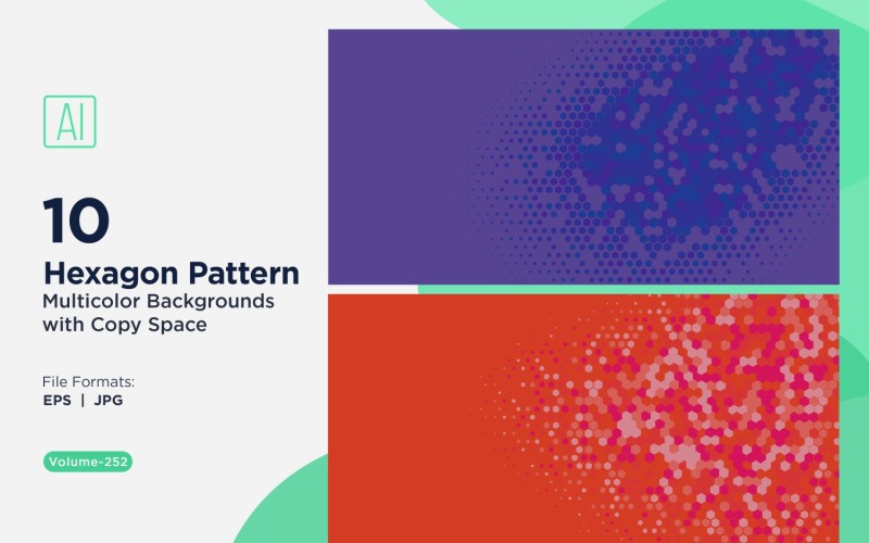 Çok Renkli ve Boyutlu Canlı Bal Arısı Desenli Arka Plan 252