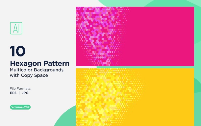 Fundo de padrão de abelha vibrante em várias cores e tamanhos 282