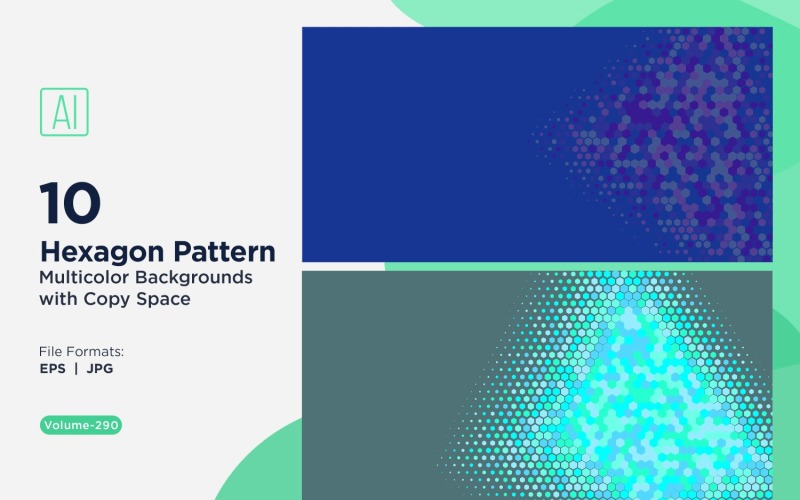 Fundo de padrão de abelha vibrante em várias cores e tamanhos 290