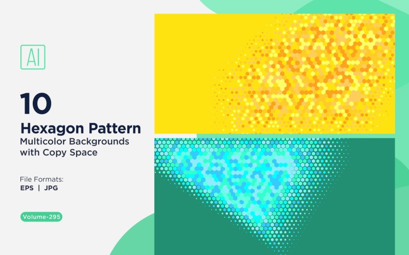 Lebendiger Honigbienen-Musterhintergrund in mehreren Farben und Größen 295
