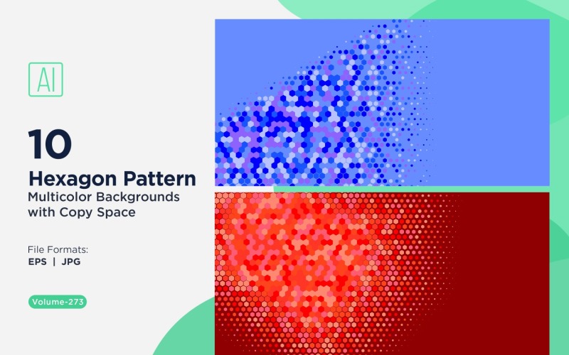 Motif d'abeilles vibrant en plusieurs couleurs et tailles 273