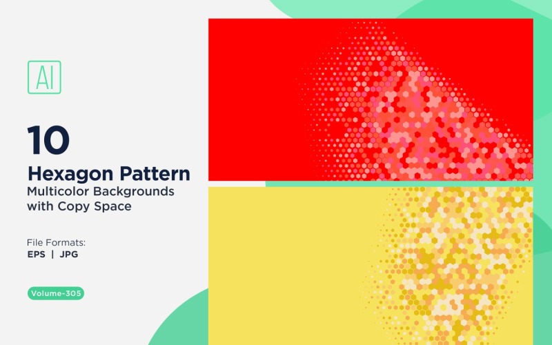 Pozadí vzoru zářivých včel ve více barvách a velikostech 305