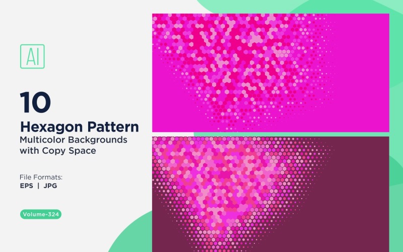 Fondo con estampado de abejas melíferas vibrantes en varios colores y tamaños 324