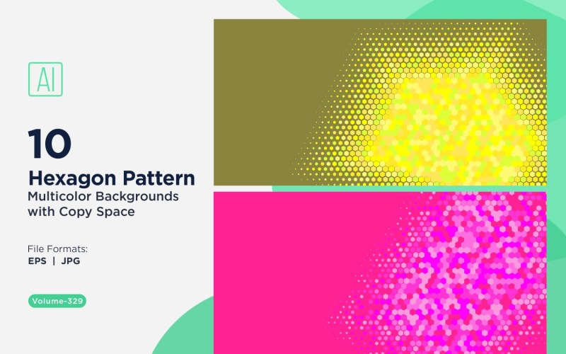 Fondo con estampado de abejas melíferas vibrantes en varios colores y tamaños 329