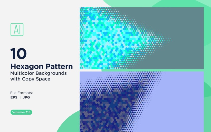 Lebendiger Honigbienen-Musterhintergrund in mehreren Farben und Größen 318