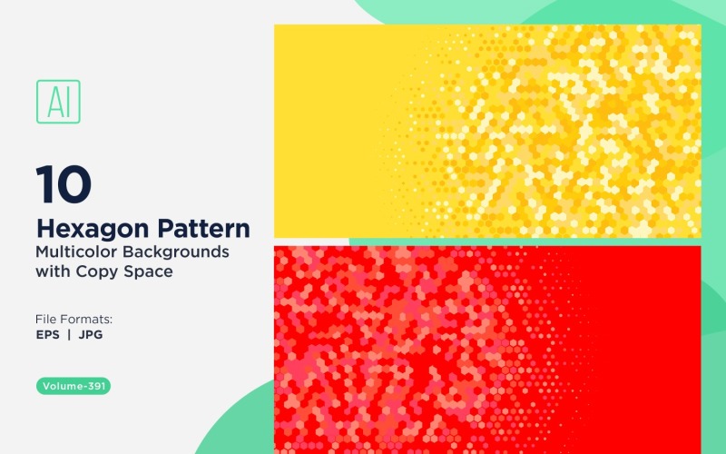 Levendige honingbij patroon achtergrond in meerdere kleuren en maten 391