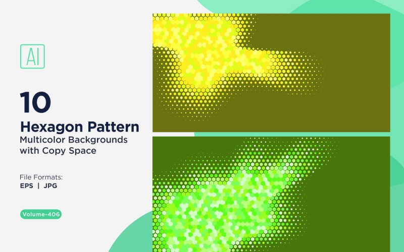 Levendige honingbij patroon achtergrond in meerdere kleuren en maten 406