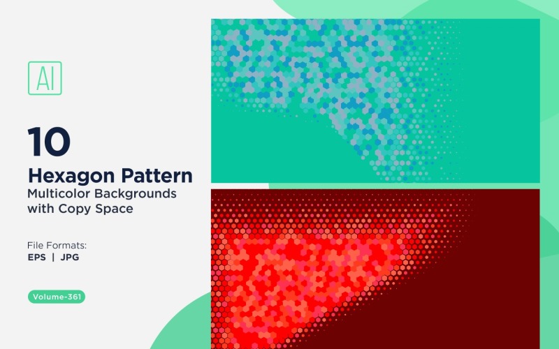 Motif d'abeilles vibrant en plusieurs couleurs et tailles 361