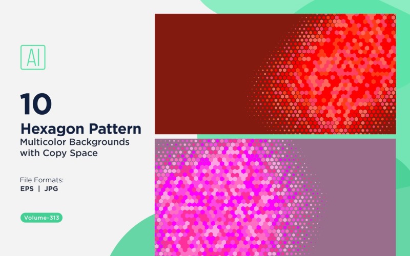 Sfondo con motivo ape vibrante in più colori e dimensioni 313
