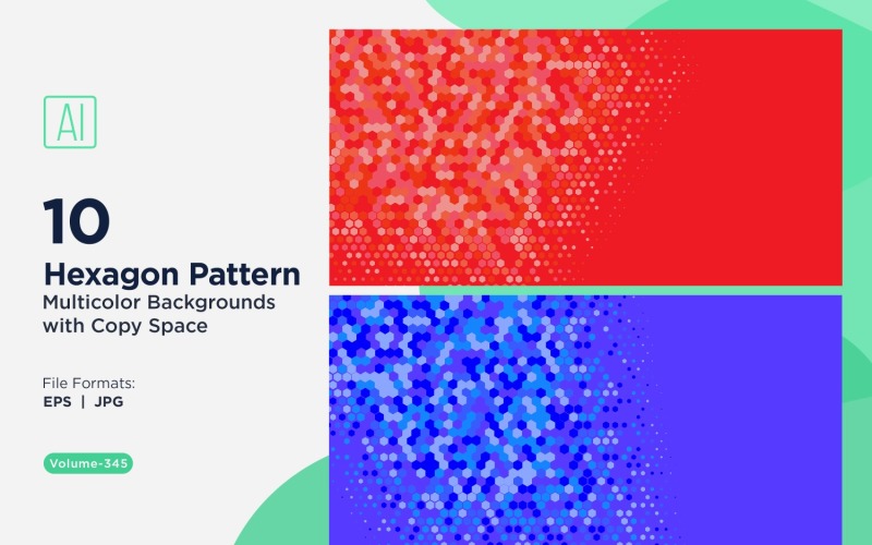 Sfondo con motivo ape vibrante in più colori e dimensioni 345