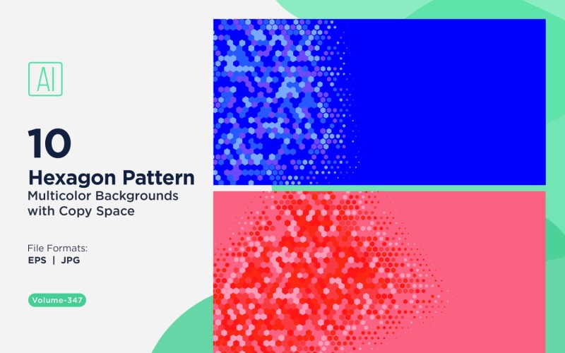 Sfondo con motivo ape vibrante in più colori e dimensioni 347